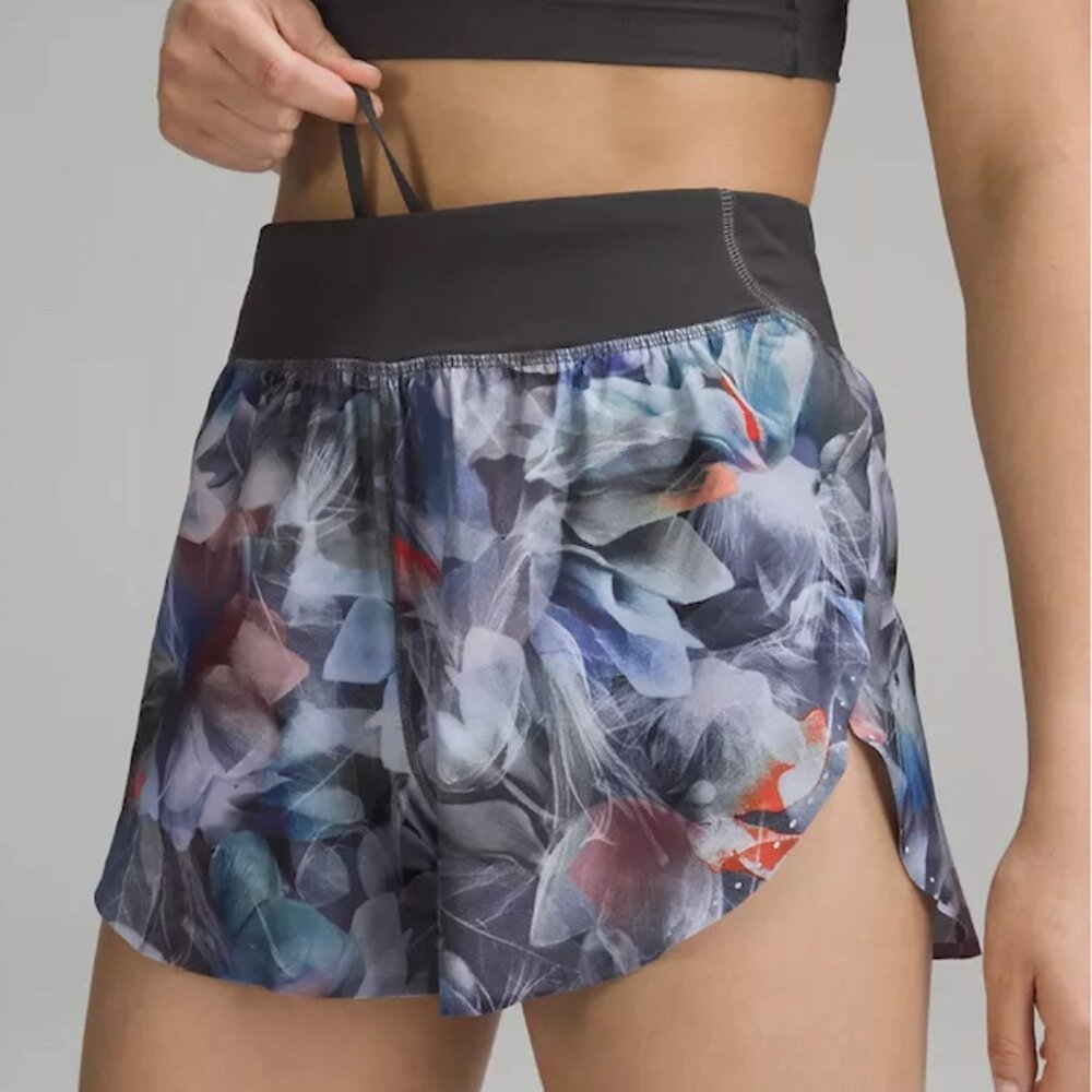 lululemon athletica Women's Printed Running Shorts in Multicolor